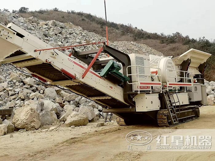 履帶式建筑工地垃圾粉碎機(jī)